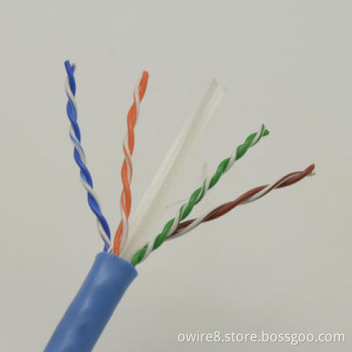 Communication Cable, 24awg UTP Cat5e LAN Cable Pass Fluke Test, New PVC Best Price